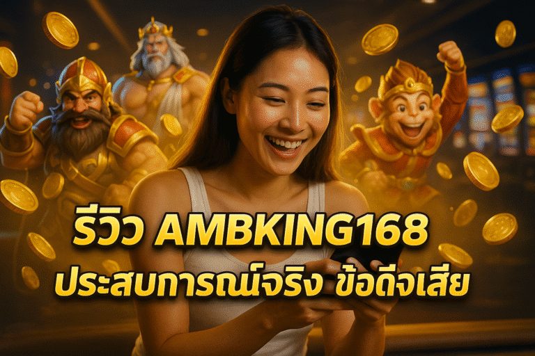 รีวิว AMBKING168 ประสบการณ์จริง ข้อดีข้อเสีย