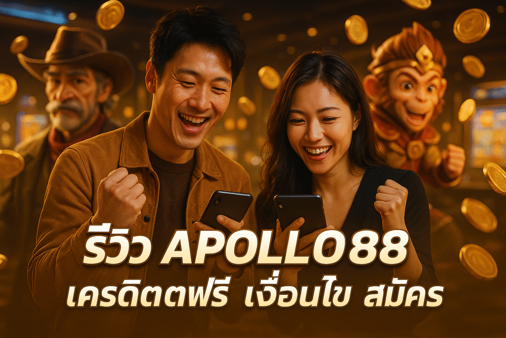 รีวิว APOLLO88 เครดิตฟรี เงื่อนไข สมัคร