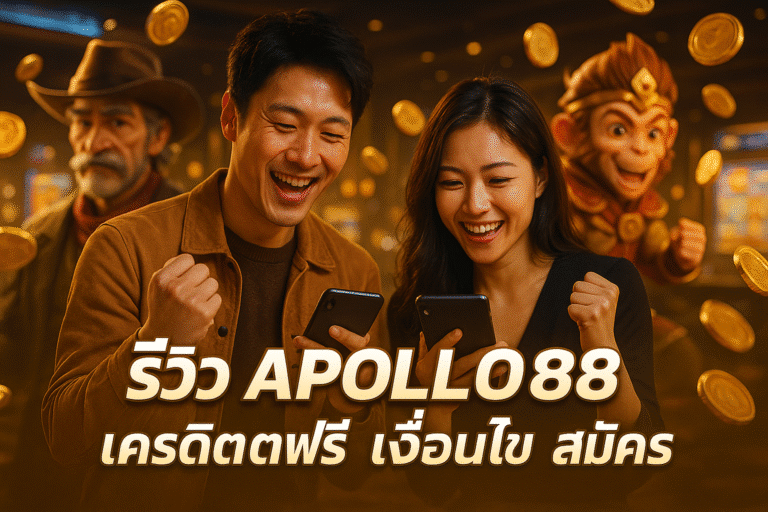 รีวิว APOLLO88 เครดิตฟรี เงื่อนไข สมัคร