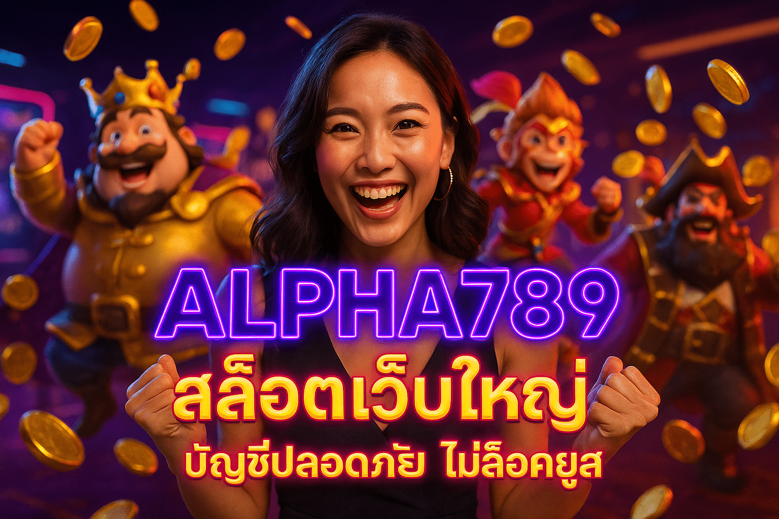 ALPHA789 สล็อตเว็บใหญ่ บัญชีปลอดภัย ไม่ล็อคยูส