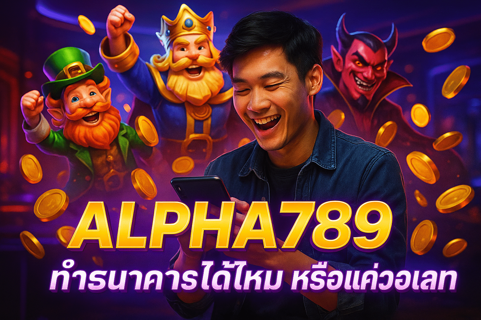 ALPHA789 ใช้ธนาคารได้ไหม หรือแค่วอเลท